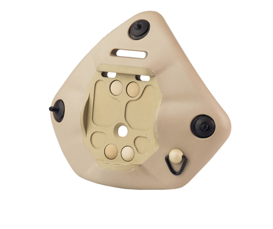 New Universal Norotos Shroud Helmet NVG Mount 1 Hole / 3 Hole Tan