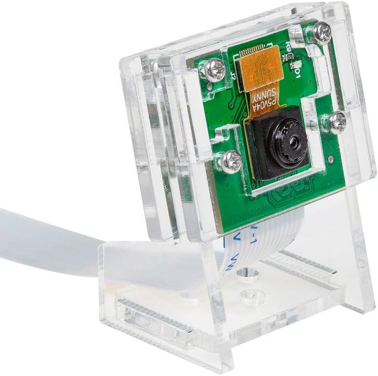 5MP OV5647 Camera Module with Acrylic Stand Case for Raspberry Pi