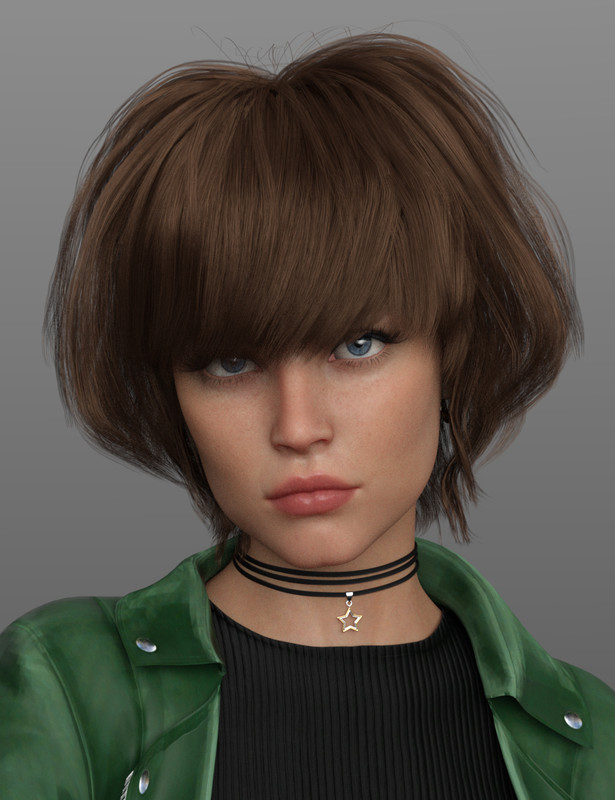 Akemi Baby Hair for Genesis 8 and 8.1 Females