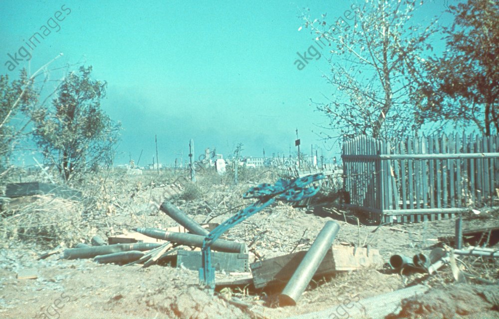 Friedhof in Stalingrad-Süd, 1942
