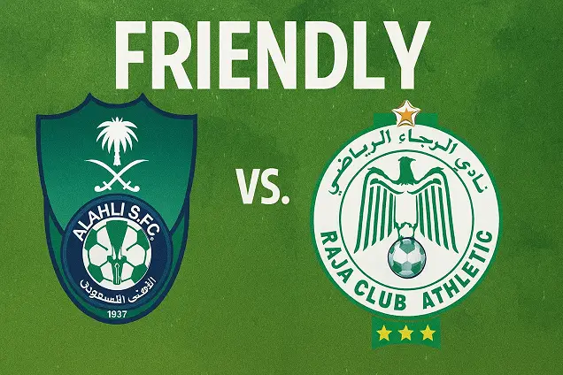 بث مباشر الأهلي السعودي والرجاء المغربي معركة الكبار الودية في جدة