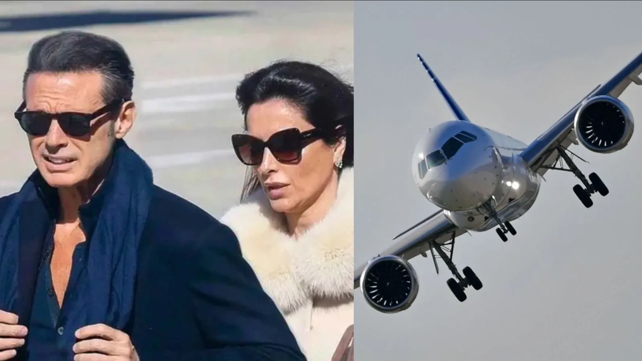 Captan a Luis Miguel en vuelo comercial junto a su novia Paloma Cuevas