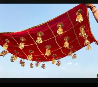 bridal entry kalire chadar