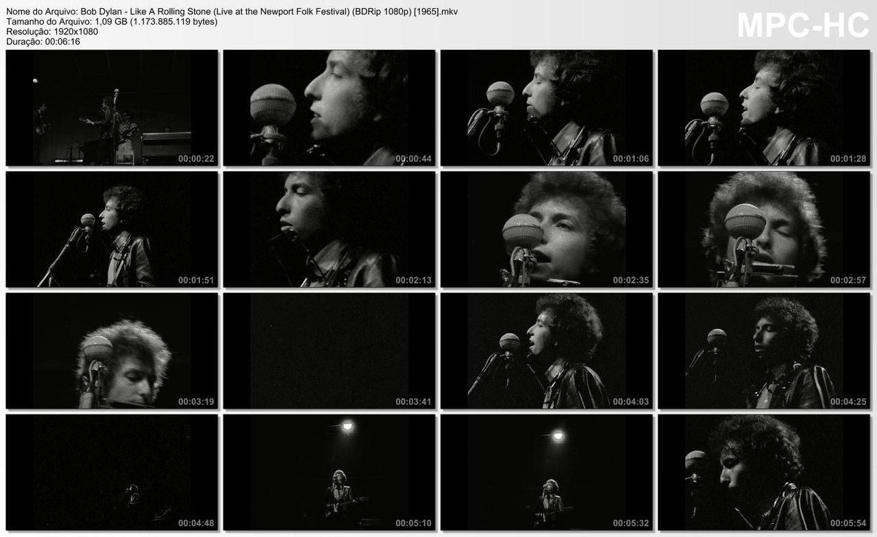 Bob Dylan - Like A Rolling Stone (Live at the Newport Folk Festival) (BDRip 1080p) [1965]