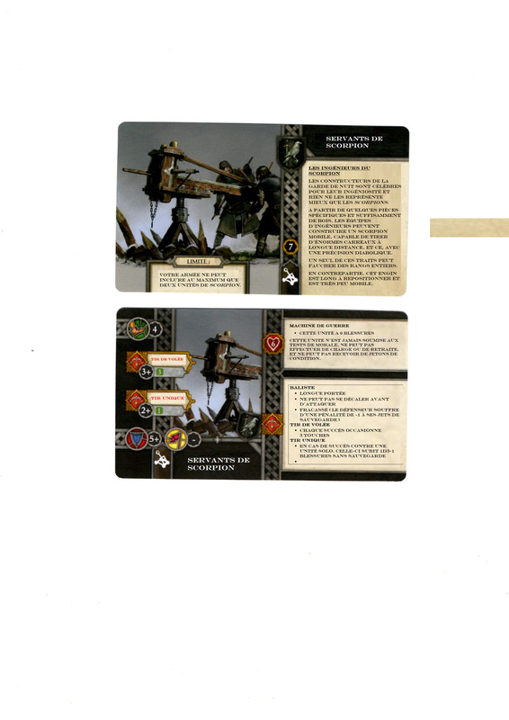 Traduction cartes et règle Scorpion-VF