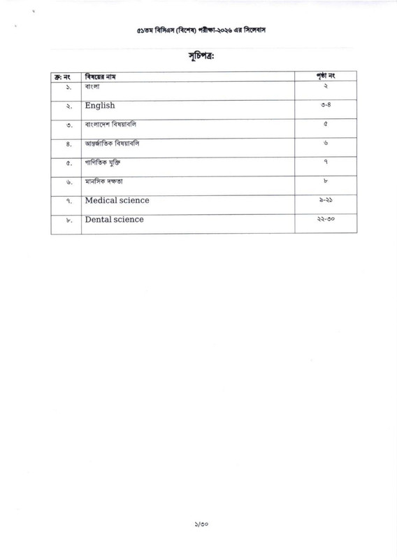 51st-Special-BCS-Exam-Syllabus-2026-PDF-01