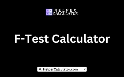 F-Test Calculator