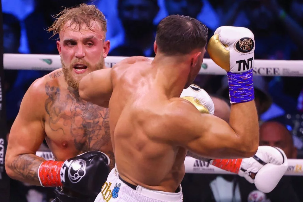 Jake Paul fighting against Paul Fury
