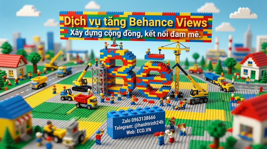 dịch vụ tăng behance views real tăng impression