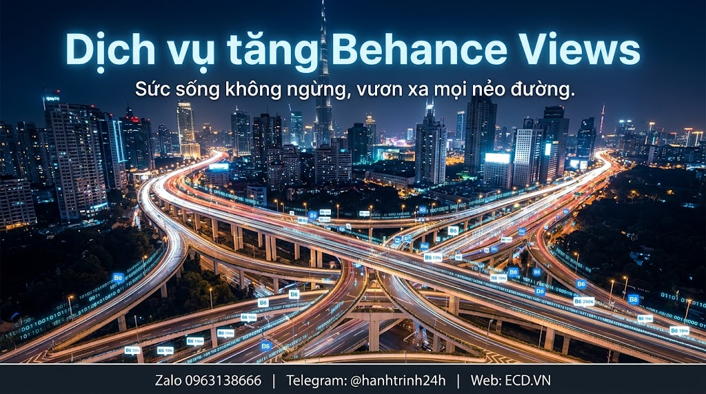 dịch vụ tăng behance views hiệu quả behance adobe