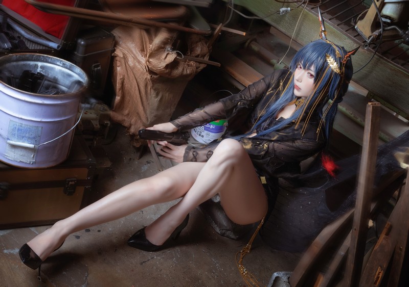 切切Celia 明日方舟 陈 音律联觉 Cosplay 写真 12P插图3