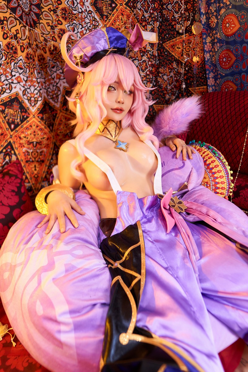 Joyce Lin2x Dori Cosplay Genshin Impact 高清写真 48P插图3