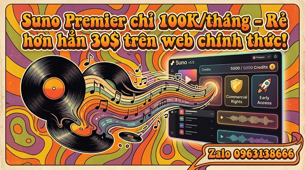 Cách mua Suno Premier