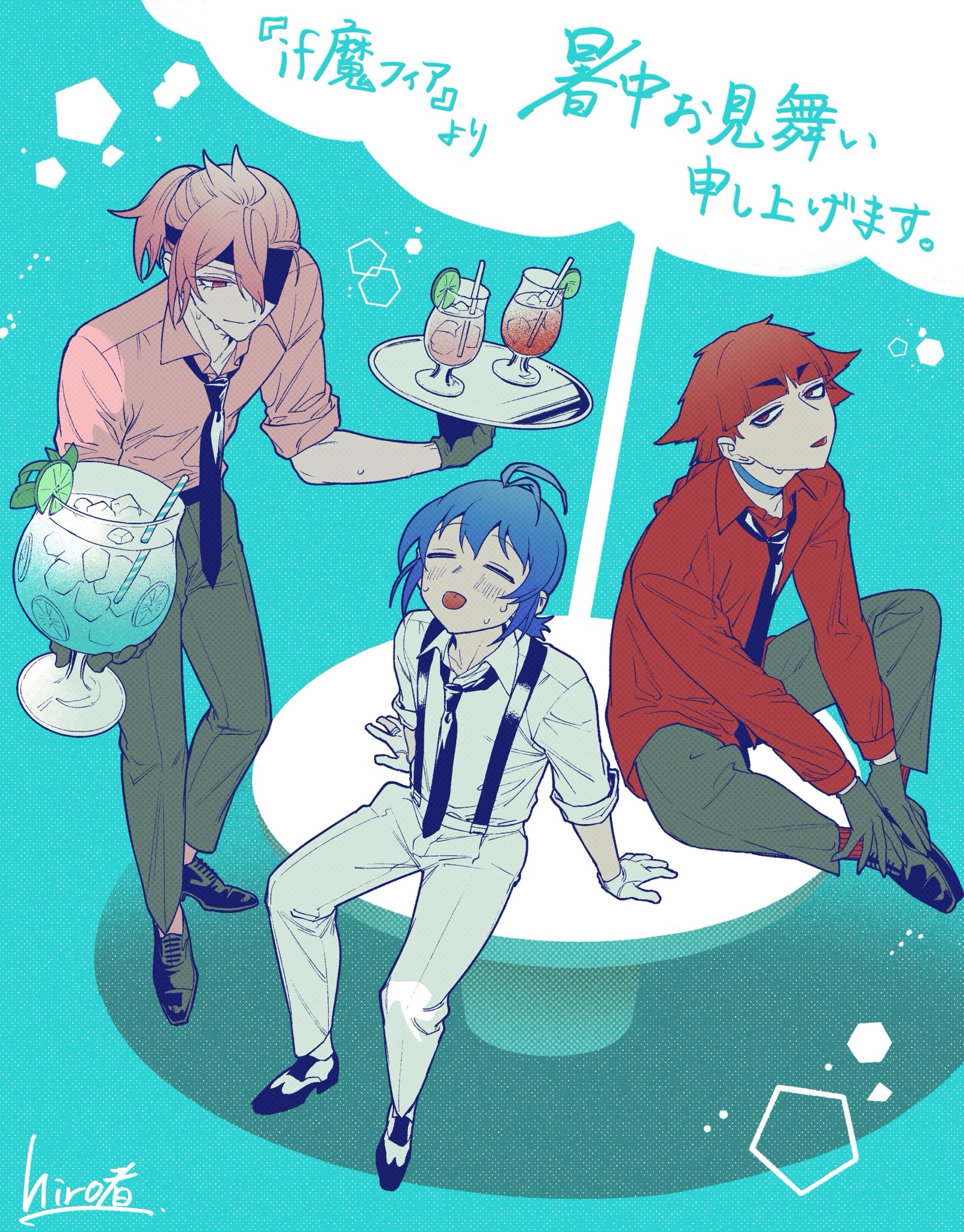 ユ*ン様 魔入りました!入間くん if Episode of 魔フィア　複製原画 希少！！】 Episode if 魔入りました！入間くん of 公式アカウント 魔