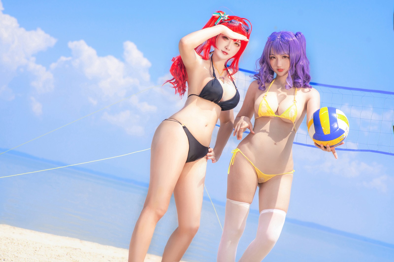 刺青Poi 沙滩排球 Cosplay｜夏日主题 写真合集（含隼隼子）【40P｜667.8MB】插图6