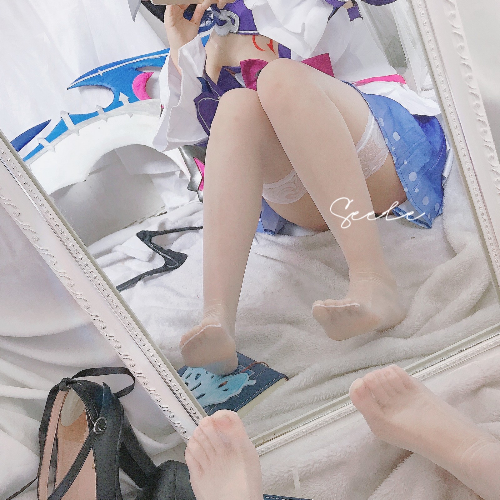 Seele麦麦希儿幻海梦蝶写真集｜梦幻蓝色系高清图集（168P-229.3M）插图