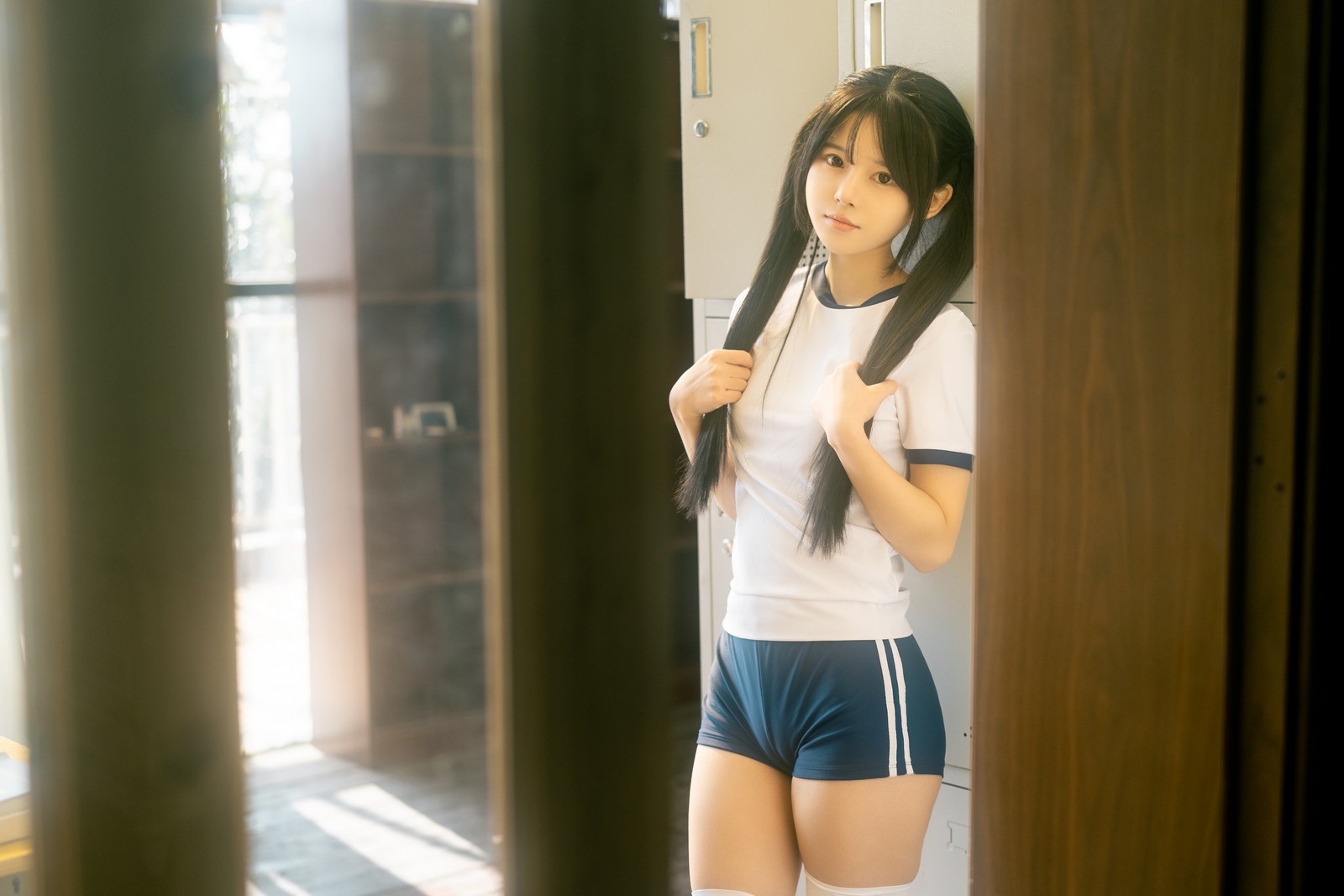 rua阮阮 春之更衣室 体操服 写真图集｜日系校园风高清摄影（47P｜469MB）插图2