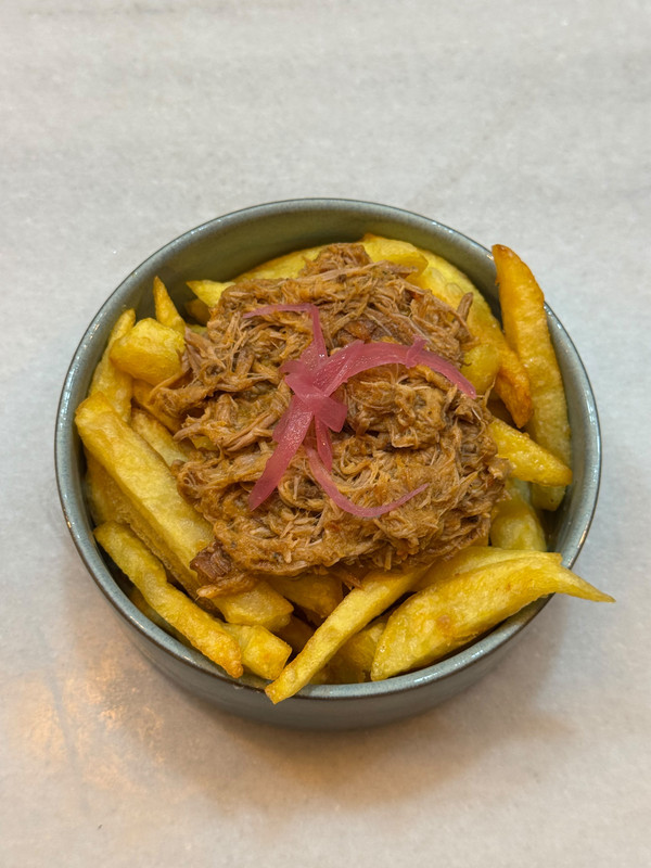 Patatas Con Cochinita (Pulled Pork Style)