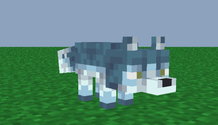 (SPECKLED IN DESCRIPTION) Snowtime Fox -- JE Minecraft Mob Skin