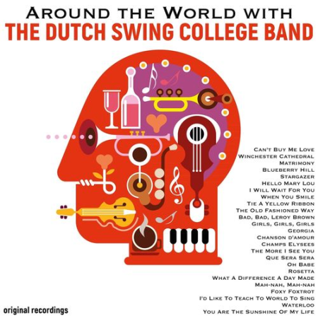 The Dutch Swing College Band - Around the World with the Dutch Swing College Band (2021)