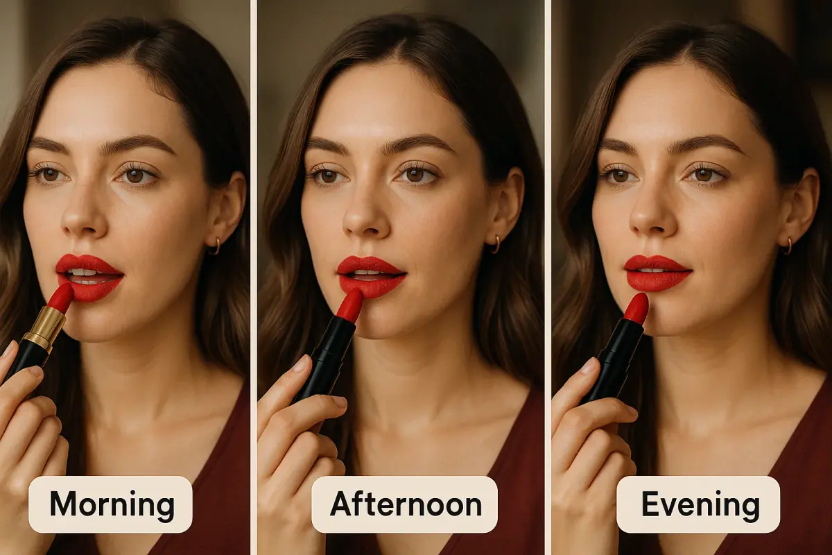 Lipstick Will Not Come Off From Your Lips From Morning Till Evening