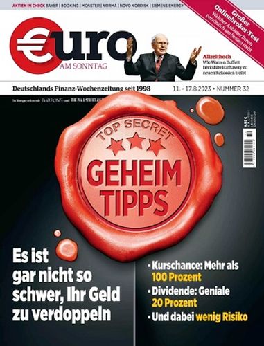 Cover: Euro am Sonntag Finanzmagazin No 32 vom 11  August 2023