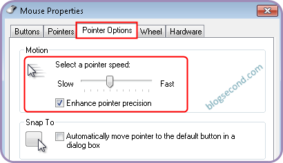 Mengatur Sensitivitas Mouse pada Windows 7