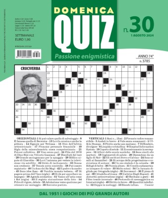 Domenica Quiz N.3785 - 1 Agosto 2024
