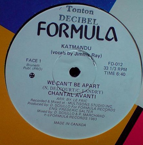 Katmandu - We Can't Be Apart (Vinyl, 12'') (1983)