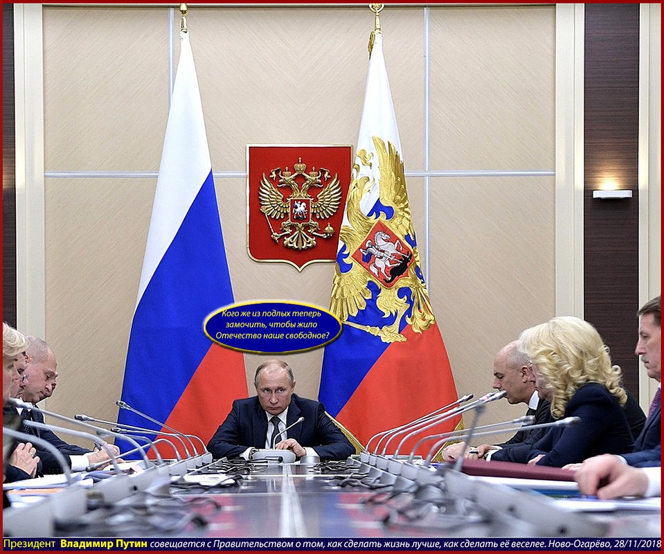 President Putin совещается с членами Правительства,  28 нояб. 20