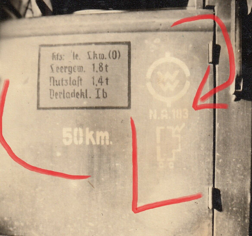 Foto WH Soldat Nachrichten Abteilung 183 Wappen takt. Kennung Rußland 1944