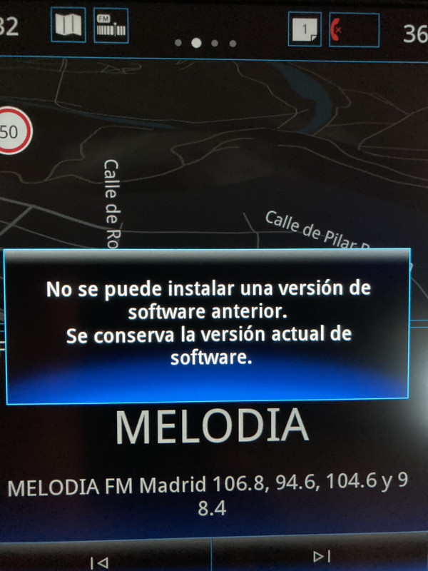 no se puede actualizar