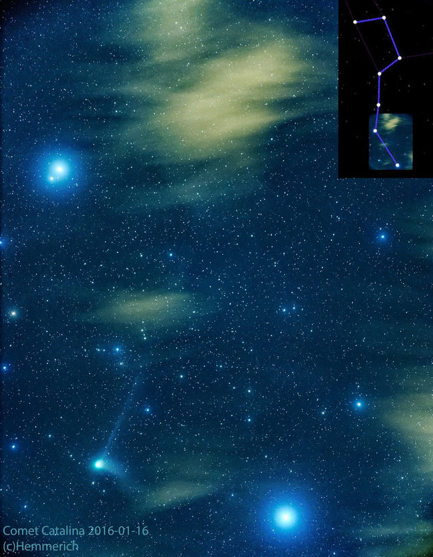 Comet Catalina (C2013US10) 45sec, ISO3200, Sony A7s (JTW modded). @ Hemmerich