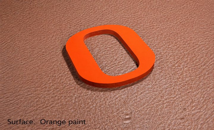 PC-01 PVC letter with painting finish showing lightweight and cost-effective signage