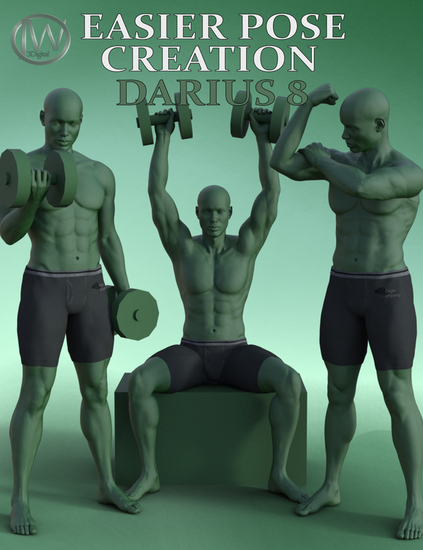 Easier Pose Creation for Genesis 8 Male and Darius 8