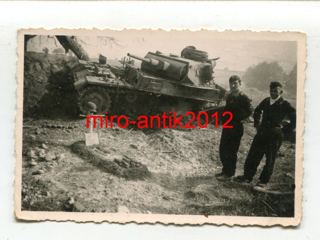 Panzer-Regiment 39, zerstörter Panzer, Grab eine