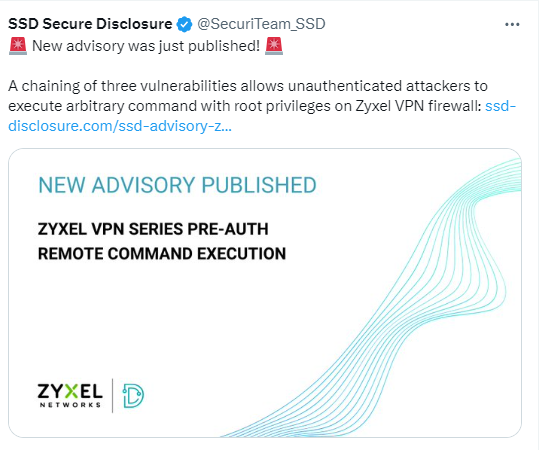 Zyxel VPN-Schwachstellen