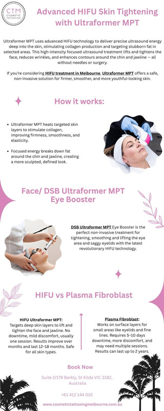 Advanced HIFU Skin Tightening with Ultraformer MPT