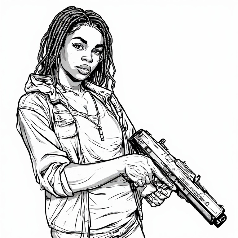 GTA-s-ebony-girl-holding-gun-L-(20)