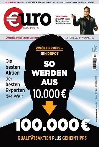 Cover: Euro am Sonntag Finanzmagazin No 32 vom 12  August 2022