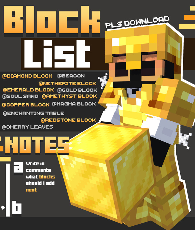 💥 Blockin' Cool blocks placement effects! 1.21.5 Minecraft Data Pack