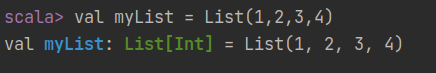 List Creating list in Scala
