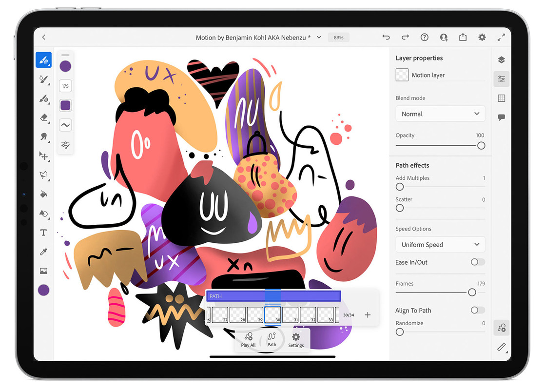 Adobe Fresco 4.1.1.1105 Aplicación de pintura y dibujo 4