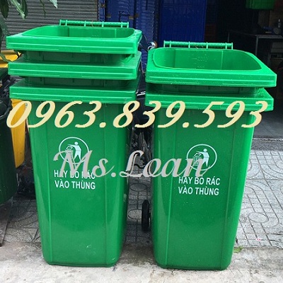 Giá thùng rác nhựa 240L rẻ tại Đồng Nai. lh 0963 839 593 Ms.Loan Thung-rac-240l-co-nap-thung-rac-cong-nghiep-240l-re