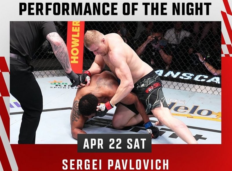 Сергей Павлович с най-висока заплата след UFC Vegas 71