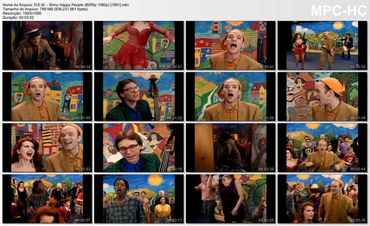R.E.M. - Shiny Happy People (BDRip 1080p) [1991]