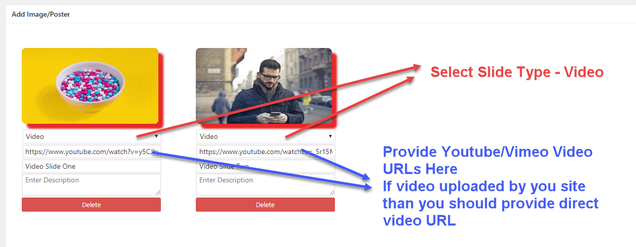 Video Slider Setup - Into Media Slider Plugin