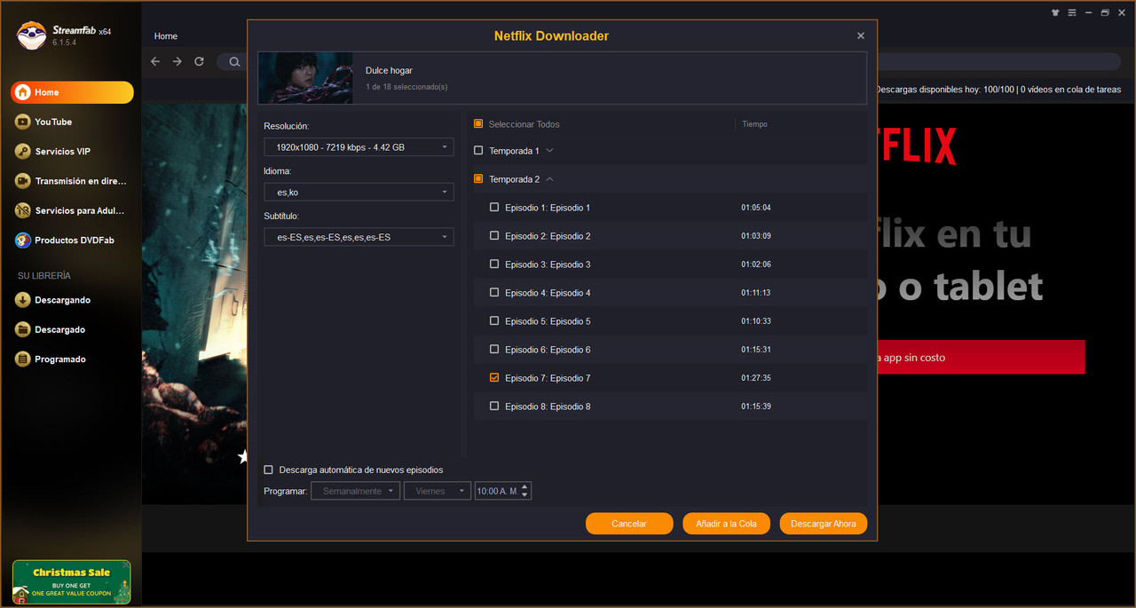 DVDFab StreamFab v6.1.5.4 [Multilenguaje (Español)][Descarga videos de Prime Video, Netflix, Disn... 15-12-2023-09-47-17