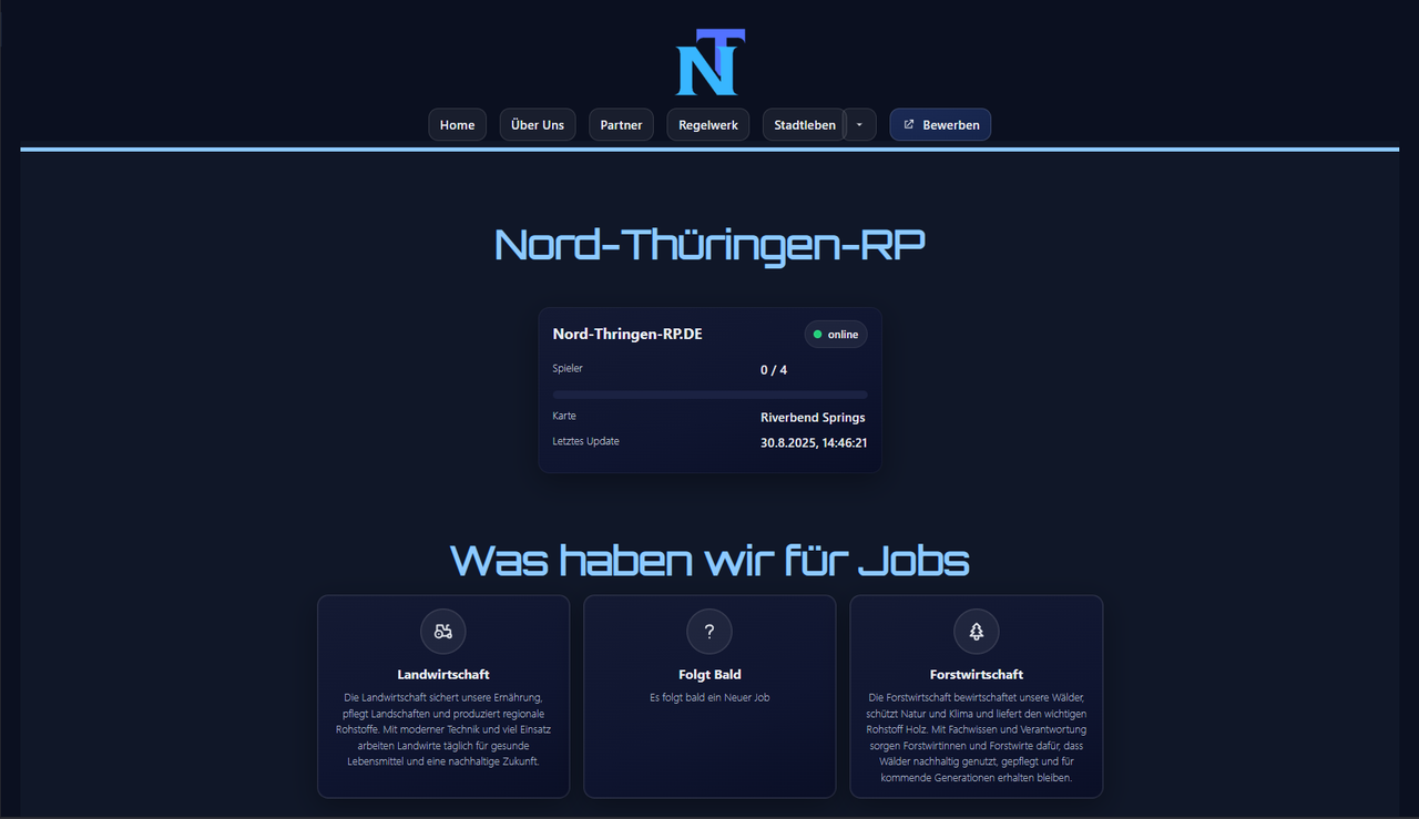 Projektbild Website
