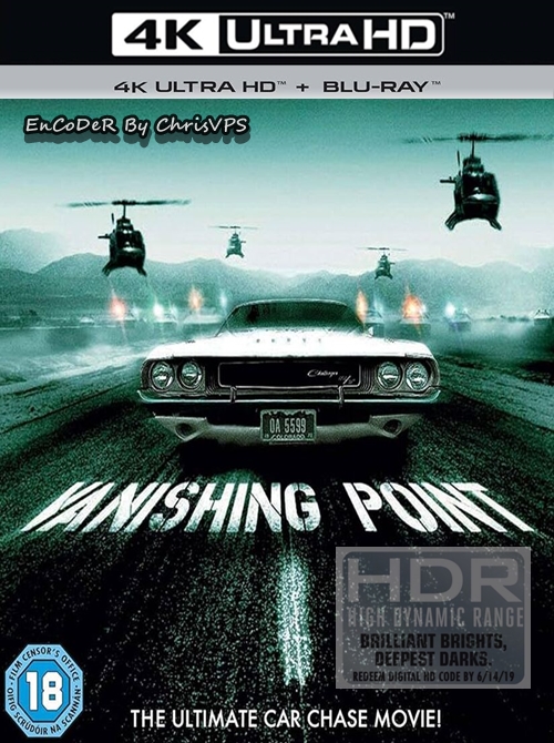 Znikający punkt / Vanishing Point (1971) MULTI.HDR.2160p.BDRemux.DTS.HD.MA.AC3-ChrisVPS / LEKTOR i NAPISY